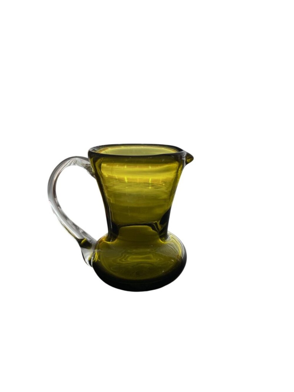 Vintage Mini Glass Pitcher  Kanawha Pilgrim